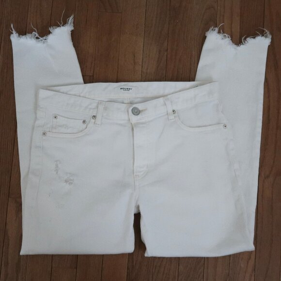 MOUSSY VINTAGE white Glendele jeans sz 31 - Picture 6 of 12